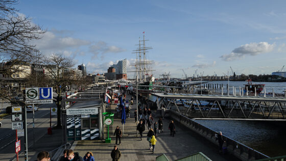 Hamburger Hafen und Fischmarkt